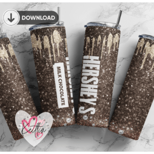 20oz Skinny tumbler wrap | HERSHEY'S BAR WRAP 20 oz skinny Tumbler wrap | Chocolate | Digital File | Sublimation Design |PNG