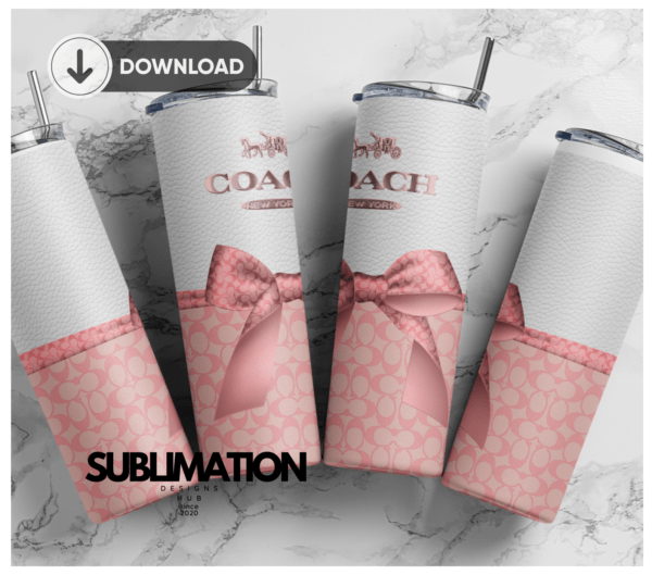 Designer 20oz Skinny tumbler wrap| Leather Digital File | 20z skinny tumbler | Sublimation Design