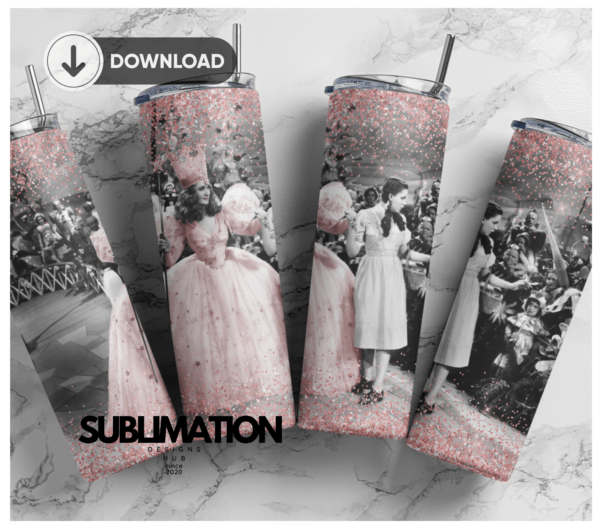 Wizard of oz, over the rainbow, 20oz tumbler download, digital design, Sublimation design, halloween, tumbler png