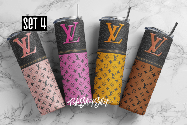 LV Designer bag tumbler gold | Chain bag design | 20oz design |Sublimation Designs, Full Tumbler Wrap, Digital Downloads| Png