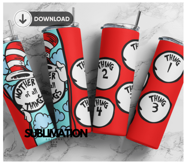 Mother of all things 20oz Skinny tumbler wrap |4 things 20 oz skinny Tumbler wrap | Mother | Digital File | Sublimation Design |PNG