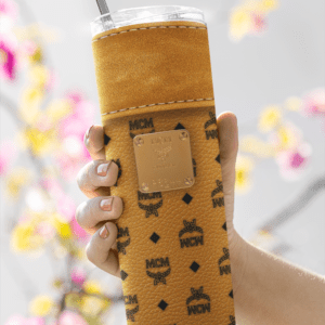 MCM Designer Sublimation Digital Download | PNG download 20oz Skinny tumbler wrap | Digital File | Sublimation Design