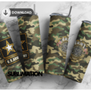 U.S Army Camo army tumbler Wrap | Sample camouflage wrap | Digital File Sublimation | Digital Download | PNG