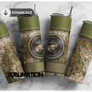 U.S Army Camo army 20 oz tumbler Wrap | camouflage | Military Digital File Sublimation Digital Download | PNG