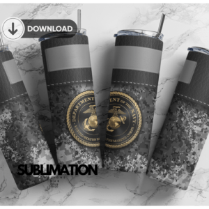 Black U.S Army Camo army 20 oz tumbler Wrap | camouflage | Military Digital File Sublimation Digital Download | PNG