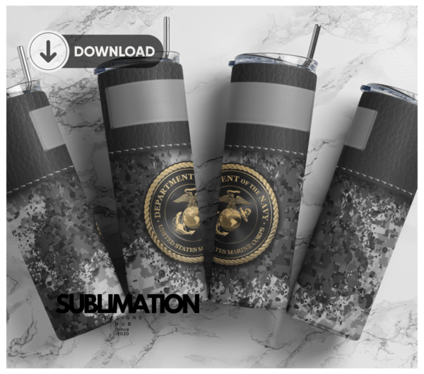 Black U.S Army Camo army 20 oz tumbler Wrap | camouflage | Military Digital File Sublimation Digital Download | PNG