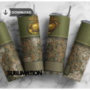 Black U.S Army Camo army 20 oz tumbler Wrap | camouflage | Military Digital File Sublimation Digital Download | PNG