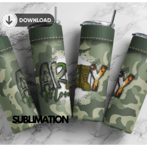 Army MOM 20 oz tumbler Wrap | Sample camouflage wrap | Digital File 20z skinny tumbler Sublimation Digital Download | PNG