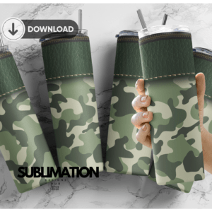 Army pattern 20 oz tumbler Wrap | Sample camouflage wrap | Digital File 20z skinny tumbler Sublimation Digital Download | PNG