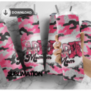 Pink Army MOM 20 oz tumbler Wrap | Sample camouflage wrap | Digital File 20z skinny tumbler Sublimation Digital Download | PNG