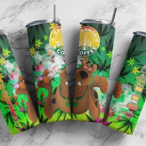 Scooby-Doo weed 20oz Skinny tumbler wrap | Cannabis weed 420, 20 oz skinny Tumbler wrap | Smoking weed Digital File | Sublimation Design |PNG