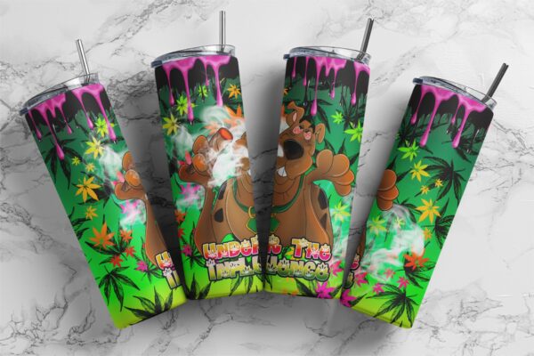 Scooby-Doo weed 20oz Skinny tumbler wrap | Cannabis weed 420, 20 oz skinny Tumbler wrap | Smoking weed Digital File | Sublimation Design |PNG