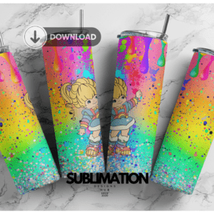 Rainbow Brite 20 oz tumbler download, digital design, 80s  Sublimation design, tumbler png, 20oz Skinny tumbler wrap | Digital File | Sublimation Design |PNG