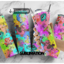 Cartoon inside out 2 emotions, emotional characters, Magical inside out, 20oz Skinny tumbler wrap | Digital File | Sublimation Design |PNG