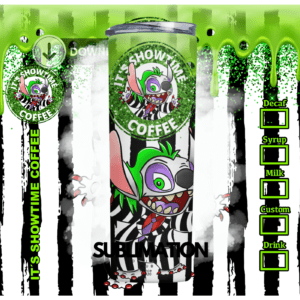 Beetlejuice Stitch Showtime halloween, Nightmare 20oz tumbler download, digital design, Sublimation design, tumbler png, 20oz Skinny tumbler wrap | Digital File | Sublimation Design |PNG