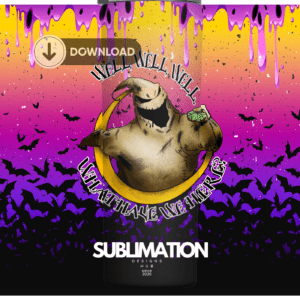 Jack Skellington and Oogie Neon halloween, Nightmare 20oz tumbler download, digital design, Sublimation design, tumbler png, 20oz Skinny tumbler wrap | Digital File | Sublimation Design |PNG
