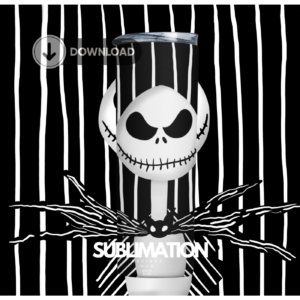 Jack Skellington, Nightmare 20oz tumbler download, digital design, Sublimation design, tumbler png, 20oz Skinny tumbler wrap | Digital File | Sublimation Design |PNG
