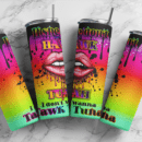 Give 'em that Hawk Tuah meme, Spit on that thing, Hawk Tuah neon Rainbow, 20oz Skinny tumbler wrap | Digital Download File | Sublimation Design |PNG