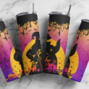 Jack Skellington and Oogie Neon halloween, Nightmare 20oz tumbler download, digital design, Sublimation design, tumbler png, 20oz Skinny tumbler wrap | Digital File | Sublimation Design |PNG