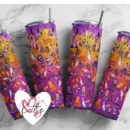 Halloween penis 20oz tumbler Rainbow neon | Spooky season tumbler| Sublimation png | Halloween Download| Digital File | Sublimation Design |PNG