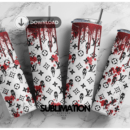 Halloween Luis LV Ghost face pattern 20oz tumbler | Scream Horror  tumbler | Designer Download| Digital File | Sublimation Design |PNG