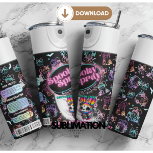 Spooky time spray, Download PNG, Design20oz Tumbler, Sublimation