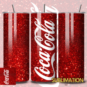 Red coca cola 20oz Skinny tumbler wrap | Tumbler wrap | Digital File | Sublimation Design |PNG