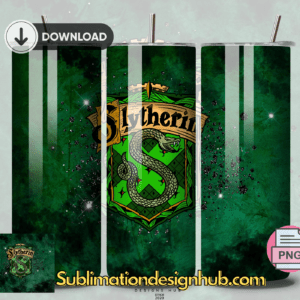 Harry Potter Slytherin 20oz tumbler download, digital design, Sublimation png,  wrap | Digital File