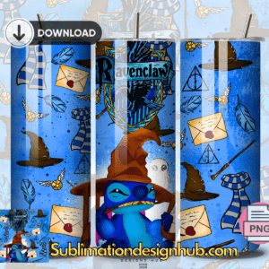 Harry Potter Stitch, Hufflepuff 20oz tumbler download, digital design, Sublimation design, tumbler png, 20oz Skinny tumbler wrap | Digital File | Sublimation Design |PNG