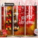 Harry Potter Magical Christmas 20oz tumbler download, digital design, Sublimation png,  wrap | Digital File
