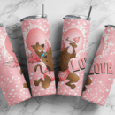 Scooby doo Cupid 20 oz tumbler download, digital design, Valentines Day Sublimation design, tumbler png, 20oz Skinny tumbler wrap | Digital File | Sublimation Design |PNG