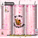 Scooby doo Cupid, Be My Valentine 20 oz tumbler download, digital design, Valentines Day Sublimation design, tumbler png, 20oz Skinny tumbler wrap | Digital File | Sublimation Design |PNG
