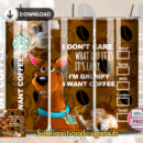Scooby doo Coffee 20 oz tumbler download, digital design, Sublimation design | Digital File | PNG